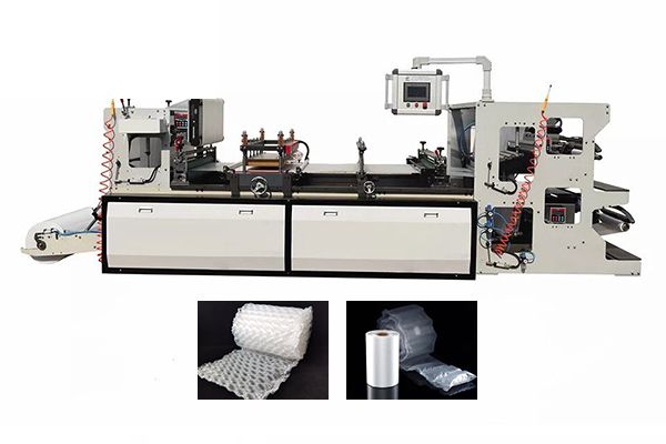 Máquina para fabricar poliburbuja inflable y película de cojín de aire